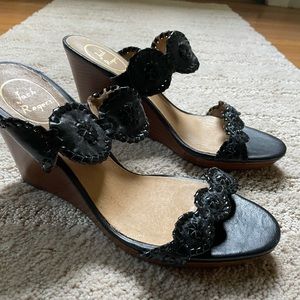 Jack Rogers Mid Wedge Sandals, 8.5